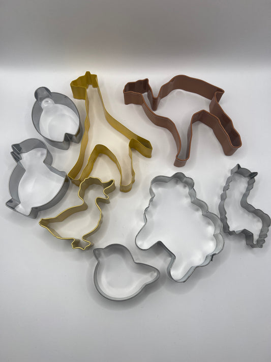 Assorted Land Animals Cookie Cutters